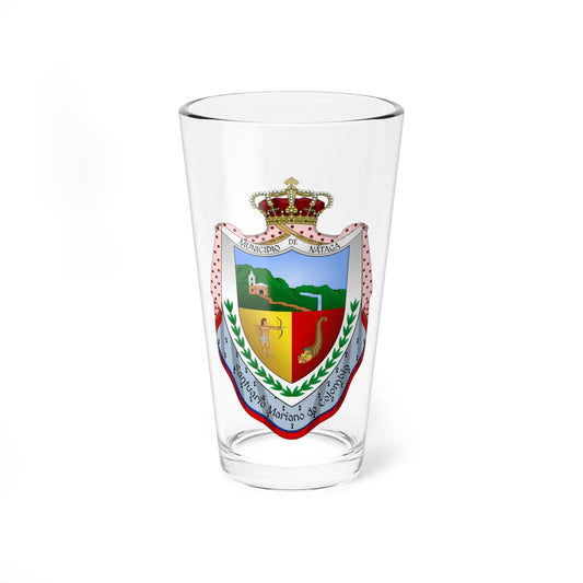 Escudo de Nataga Huila (Colombia) (Coat of Arms) Pint Glass 16oz 16oz - Go Mug Yourself