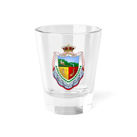 Escudo de Nataga Huila (Colombia) (Coat of Arms) Shot Glass 1.5oz 1.5oz - Go Mug Yourself