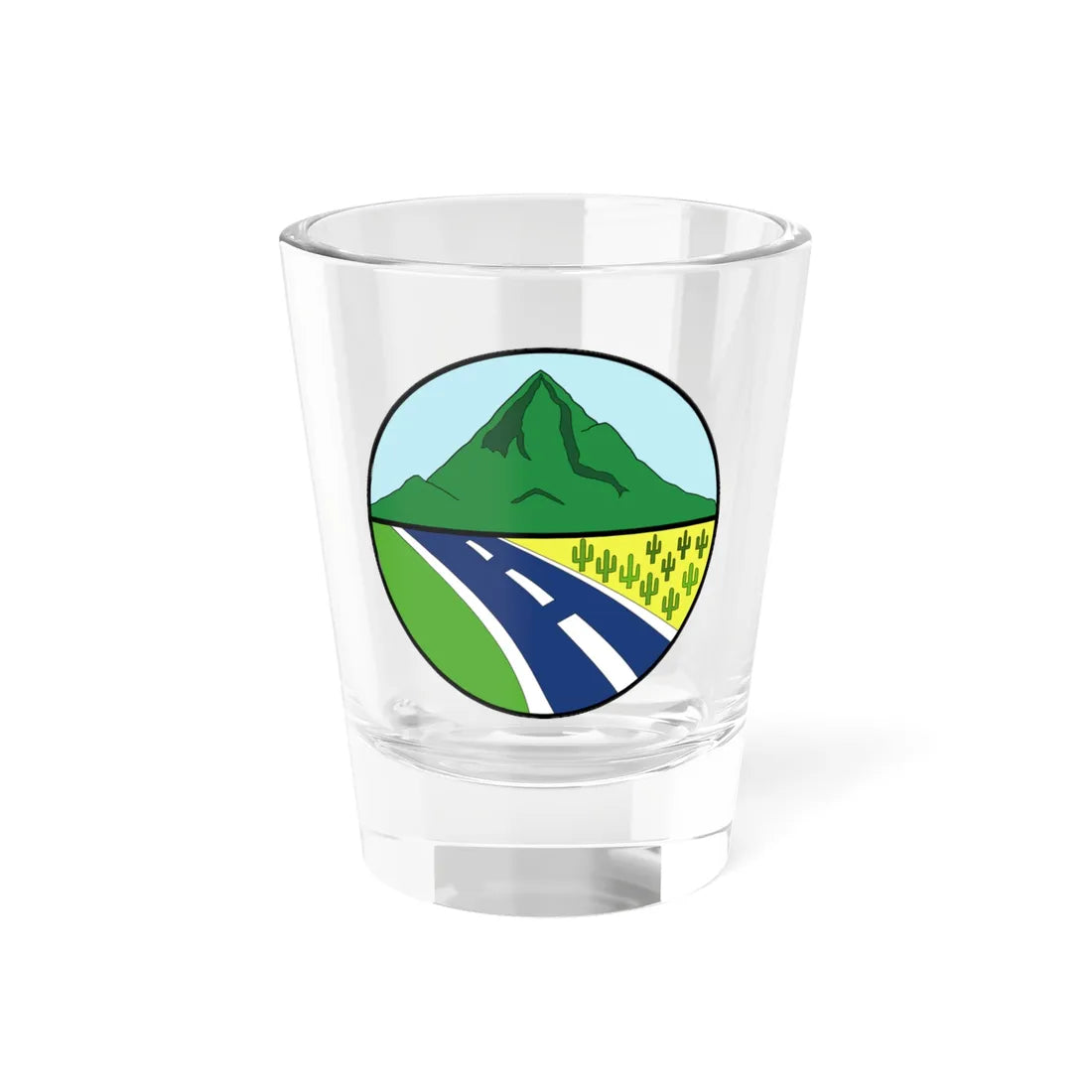 Escudo de Natagaima - Tolima (Colombia) (Coat of Arms) Shot Glass 1.5oz 1.5oz - Go Mug Yourself