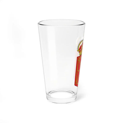 Escudo de Navarra oficial (Spain) (Coat of Arms) Pint Glass 16oz - Go Mug Yourself
