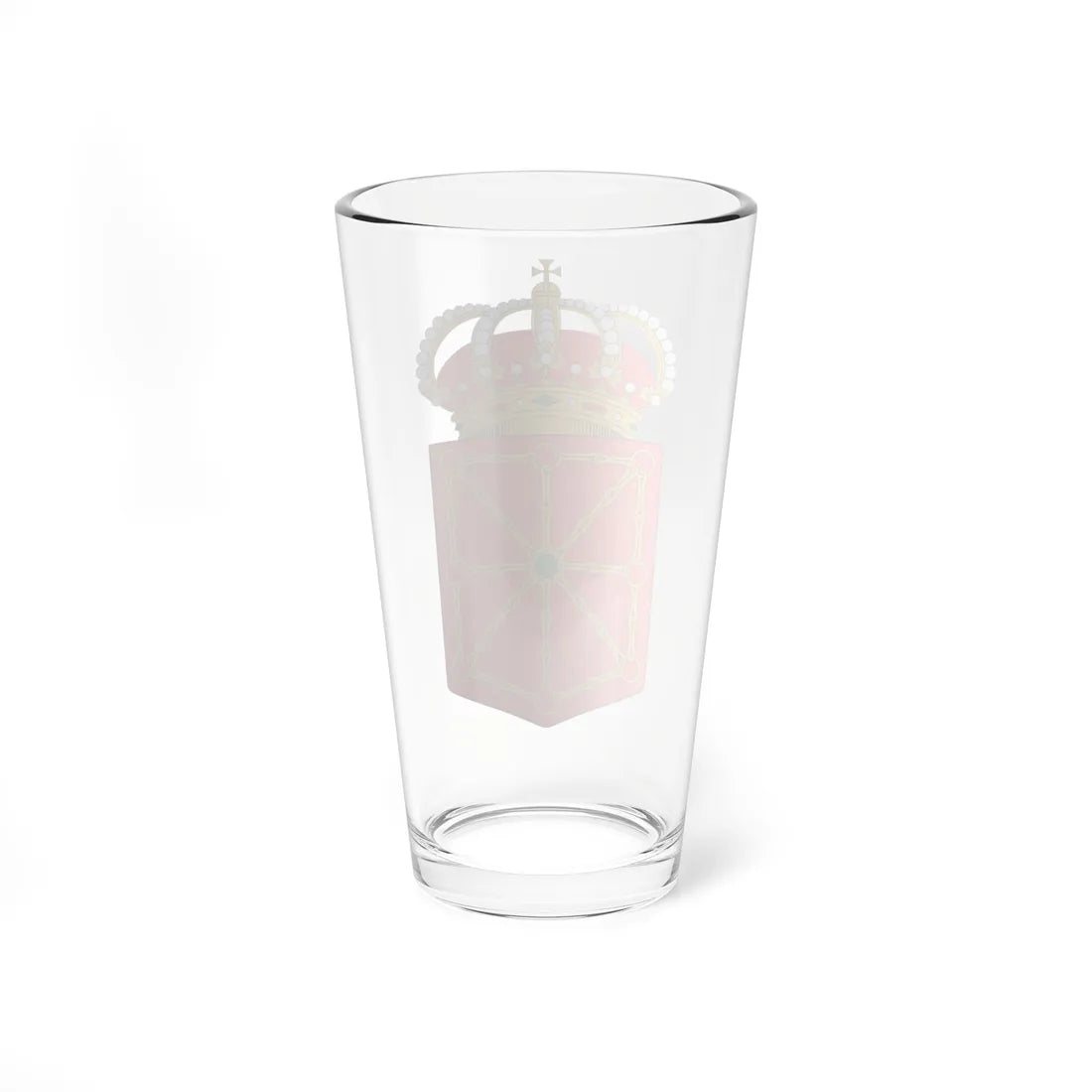 Escudo de Navarra oficial (Spain) (Coat of Arms) Pint Glass 16oz - Go Mug Yourself