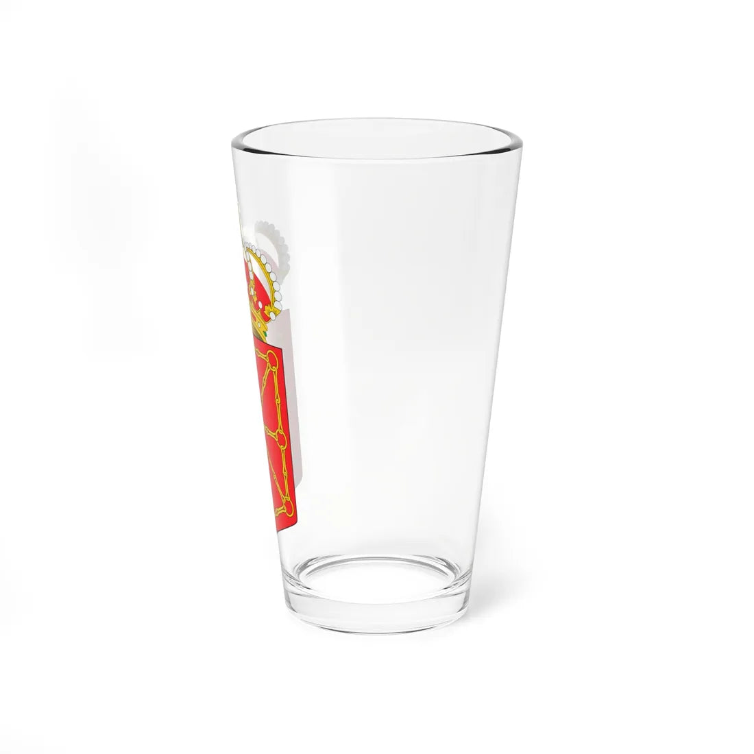 Escudo de Navarra oficial (Spain) (Coat of Arms) Pint Glass 16oz - Go Mug Yourself