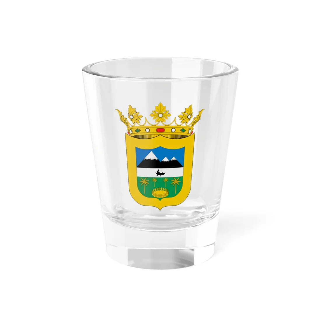 Escudo de Neiva (Colombia) (Coat of Arms) Shot Glass 1.5oz 1.5oz - Go Mug Yourself
