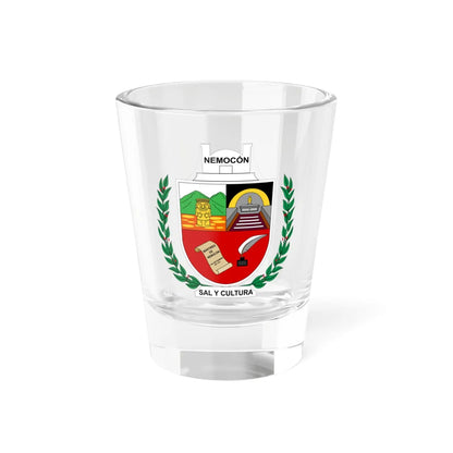Escudo de Nemocón - Cundinamarca (Colombia) (Coat of Arms) Shot Glass 1.5oz 1.5oz - Go Mug Yourself