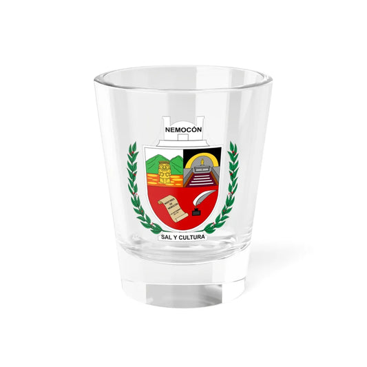 Escudo de Nemocón - Cundinamarca (Colombia) (Coat of Arms) Shot Glass 1.5oz 1.5oz - Go Mug Yourself