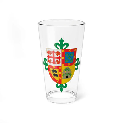 Escudo de Nicolás de Ovando (Dominica) (Coat of Arms) Pint Glass 16oz 16oz - Go Mug Yourself