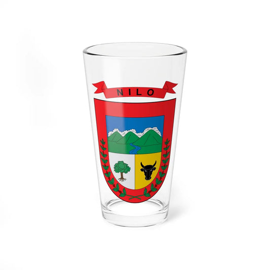Escudo de Nilo (Colombia) (Coat of Arms) Pint Glass 16oz 16oz - Go Mug Yourself