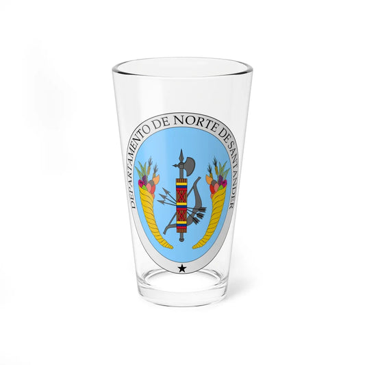 Escudo de Norte de Santander (Colombia) (Coat of Arms) Pint Glass 16oz 16oz - Go Mug Yourself