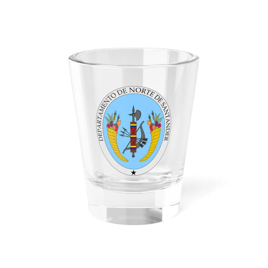 Escudo de Norte de Santander (Colombia) (Coat of Arms) Shot Glass 1.5oz 1.5oz - Go Mug Yourself