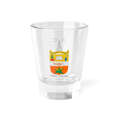 Escudo de Nuevo Colón (Colombia) (Coat of Arms) Shot Glass 1.5oz 1.5oz - Go Mug Yourself