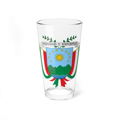 Escudo de Obando (Colombia) (Coat of Arms) Pint Glass 16oz 16oz - Go Mug Yourself