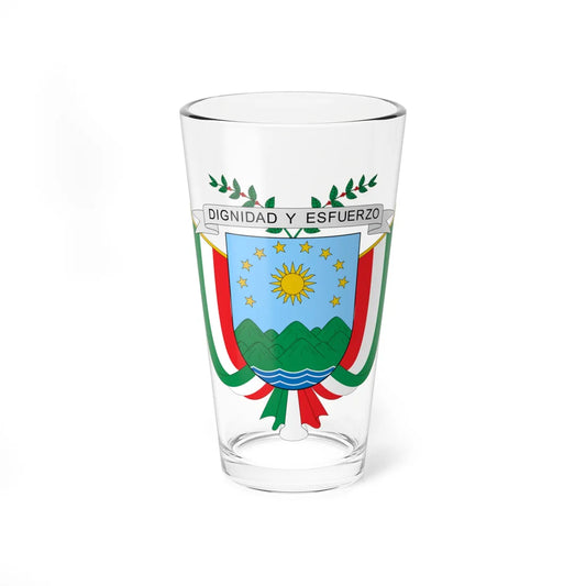 Escudo de Obando (Colombia) (Coat of Arms) Pint Glass 16oz 16oz - Go Mug Yourself