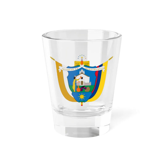 Escudo de Oicatá (Colombia) (Coat of Arms) Shot Glass 1.5oz 1.5oz - Go Mug Yourself