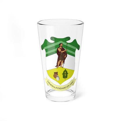Escudo de Ojojona (Honduras) (Coat of Arms) Pint Glass 16oz 16oz - Go Mug Yourself