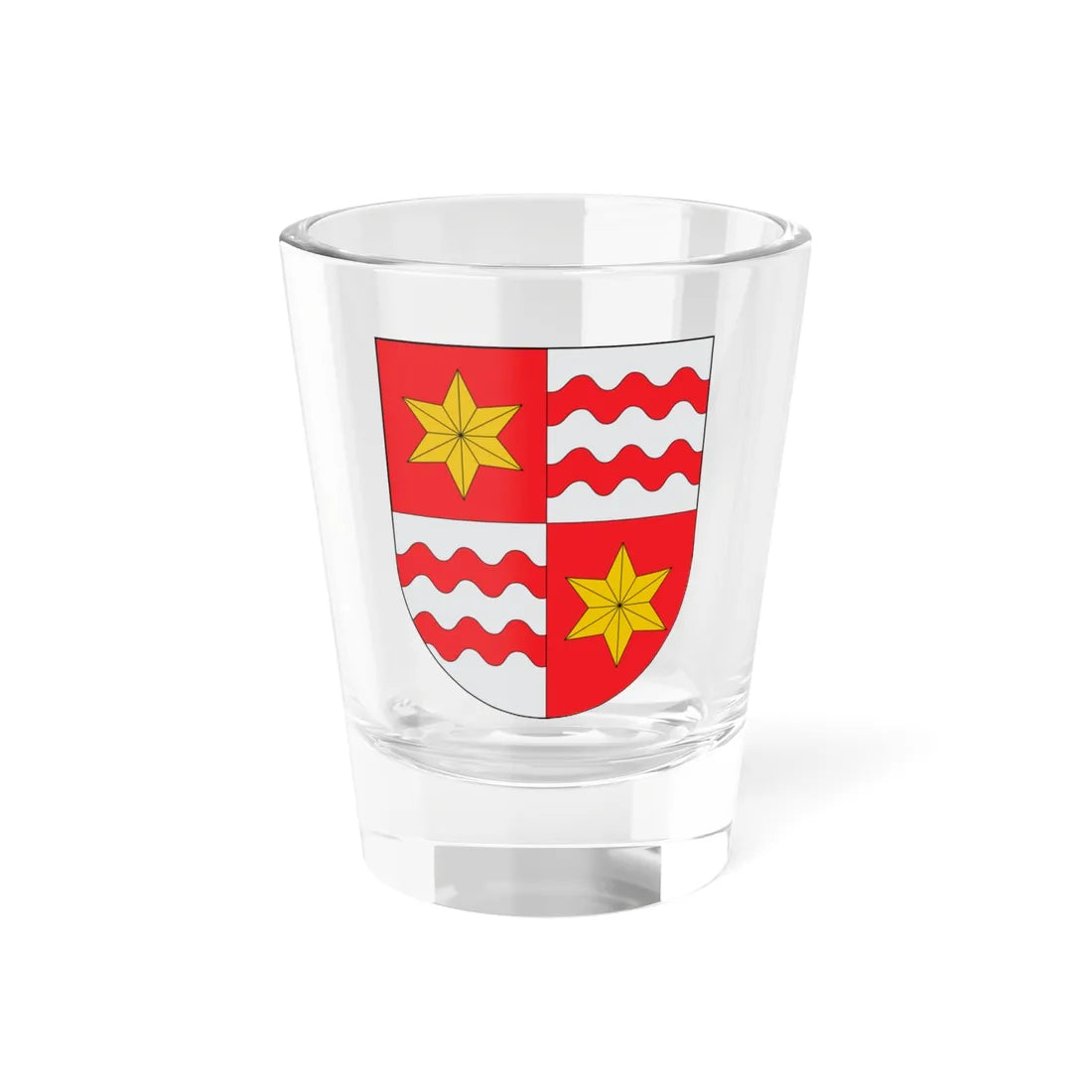 Escudo de Olejua (Spain) (Coat of Arms) Shot Glass 1.5oz 1.5oz - Go Mug Yourself