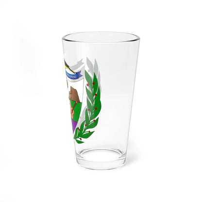 Escudo de Oporapa - Huila (Colombia) (Coat of Arms) Pint Glass 16oz - Go Mug Yourself