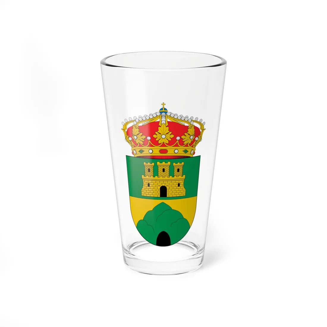 Escudo de Oria (Spain) (Coat of Arms) Pint Glass 16oz 16oz - Go Mug Yourself