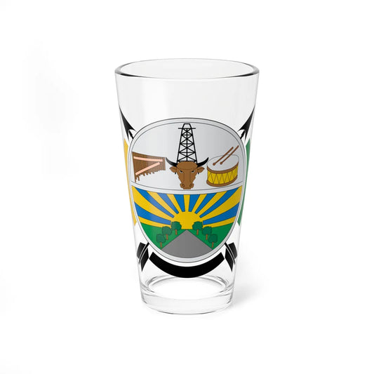 Escudo de Orito Putumayo (Colombia) (Coat of Arms) Pint Glass 16oz 16oz - Go Mug Yourself