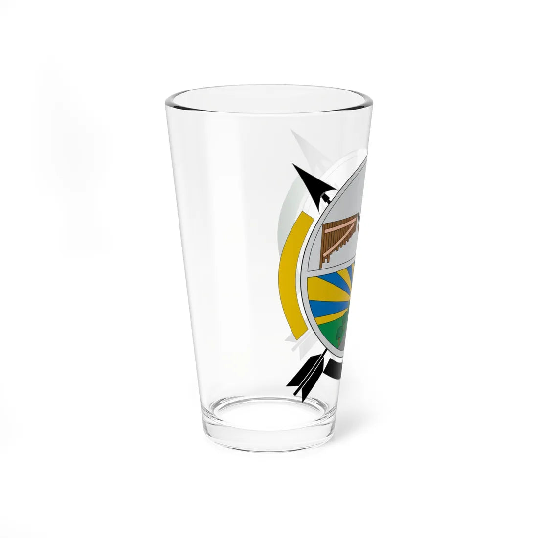 Escudo de Orito Putumayo (Colombia) (Coat of Arms) Pint Glass 16oz - Go Mug Yourself