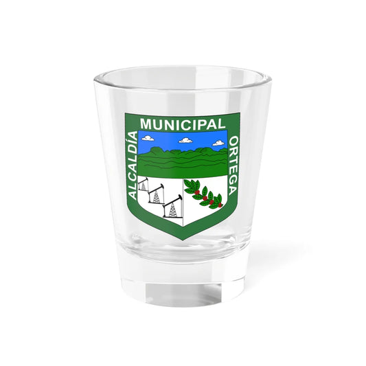 Escudo de Ortega - Tolima (Colombia) (Coat of Arms) Shot Glass 1.5oz 1.5oz - Go Mug Yourself