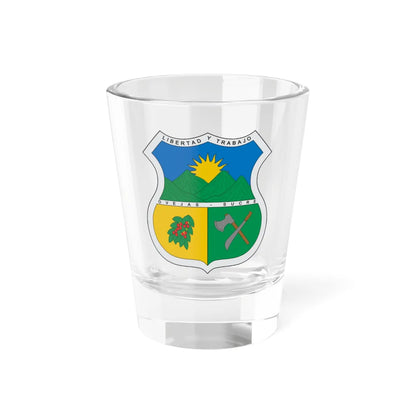 Escudo de Ovejas Sucre (Colombia) (Coat of Arms) Shot Glass 1.5oz 1.5oz - Go Mug Yourself