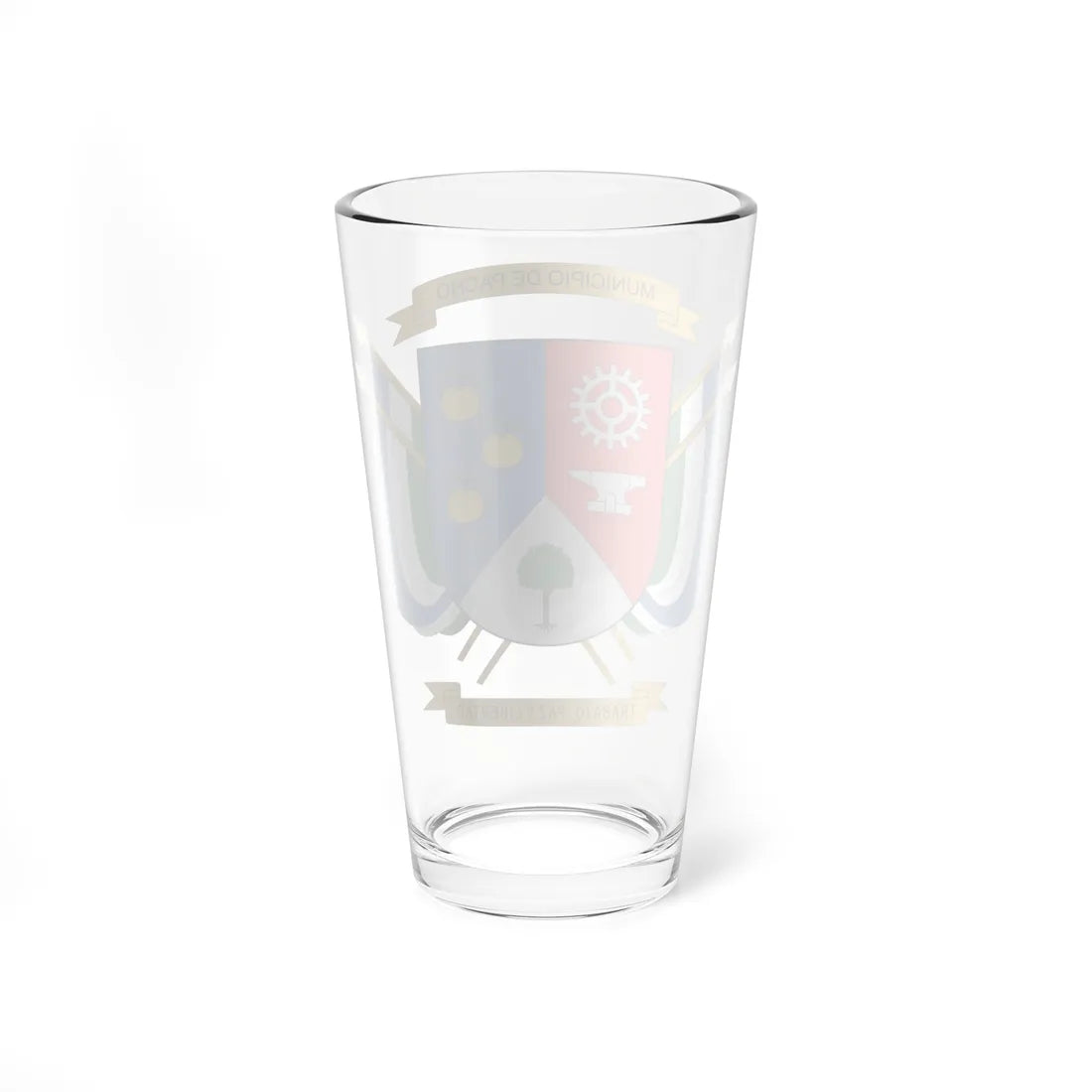 Escudo de Pacho (Colombia) (Coat of Arms) Pint Glass 16oz - Go Mug Yourself