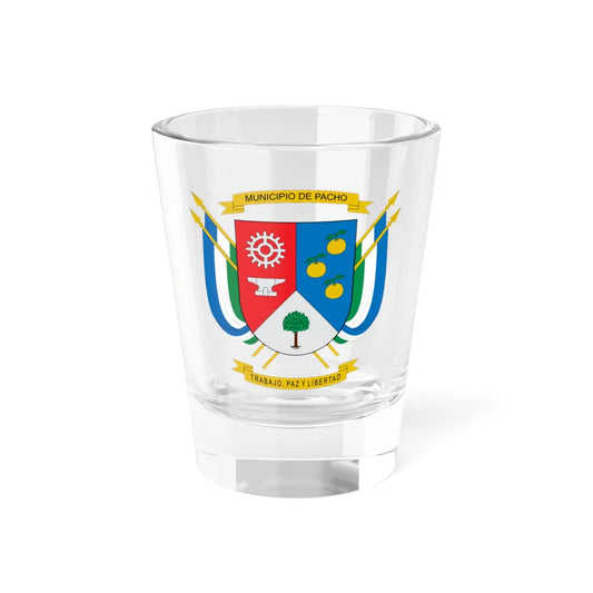 Escudo de Pacho (Colombia) (Coat of Arms) Shot Glass 1.5oz 1.5oz - Go Mug Yourself