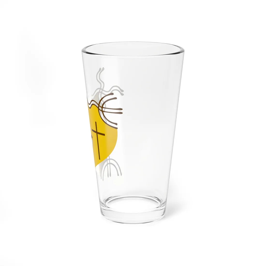 Escudo de Padre Las Casas (Chile) (Coat of Arms) Pint Glass 16oz - Go Mug Yourself