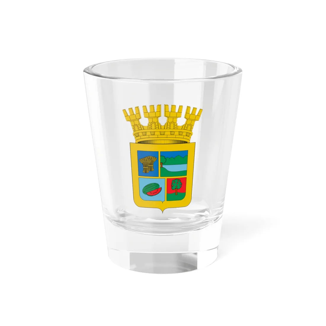 Escudo de Paine (Chile) (Coat of Arms) Shot Glass 1.5oz 1.5oz - Go Mug Yourself