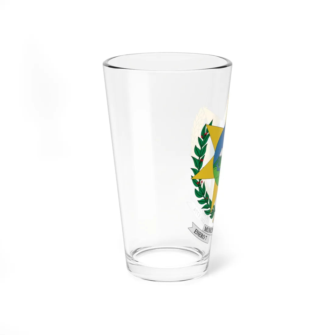 Escudo de Palermo - Huila (Colombia) (Coat of Arms) Pint Glass 16oz - Go Mug Yourself