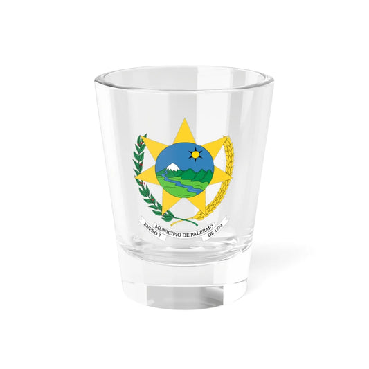 Escudo de Palermo - Huila (Colombia) (Coat of Arms) Shot Glass 1.5oz 1.5oz - Go Mug Yourself