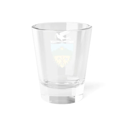 Escudo de Palestina Huila (Colombia) (Coat of Arms) Shot Glass 1.5oz - Go Mug Yourself