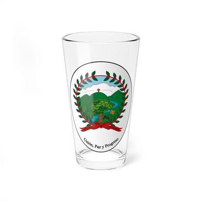Escudo de Palocabildo - Tolima (Colombia) (Coat of Arms) Pint Glass 16oz 16oz - Go Mug Yourself