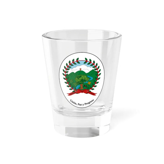 Escudo de Palocabildo - Tolima (Colombia) (Coat of Arms) Shot Glass 1.5oz 1.5oz - Go Mug Yourself