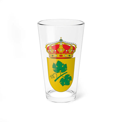 Escudo de Pampaneira (Spain) (Coat of Arms) Pint Glass 16oz 16oz - Go Mug Yourself