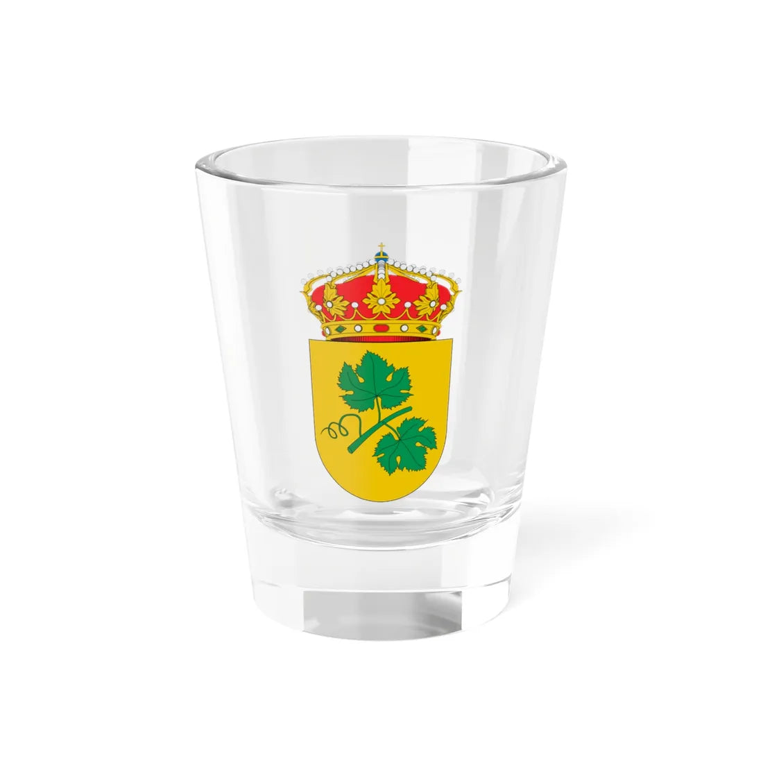 Escudo de Pampaneira (Spain) (Coat of Arms) Shot Glass 1.5oz 1.5oz - Go Mug Yourself