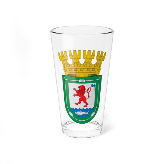 Escudo de Panguipulli (Chile) (Coat of Arms) Pint Glass 16oz 16oz - Go Mug Yourself