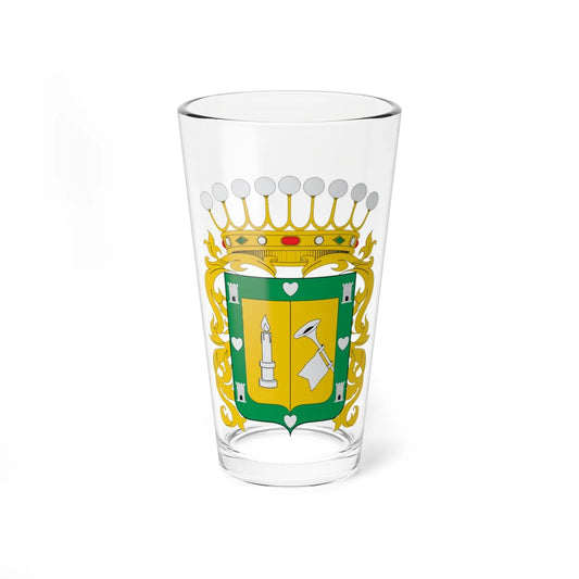 Escudo de Panquehue (Chile) (Coat of Arms) Pint Glass 16oz 16oz - Go Mug Yourself
