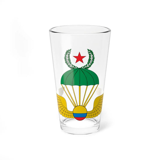 Escudo de Paracaidismo Militar-Colombia (Colombia) (Coat of Arms) Pint Glass 16oz 16oz - Go Mug Yourself