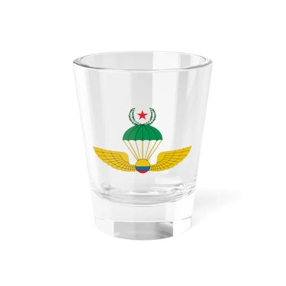 Escudo de Paracaidismo Militar-Colombia (Colombia) (Coat of Arms) Shot Glass 1.5oz 1.5oz - Go Mug Yourself