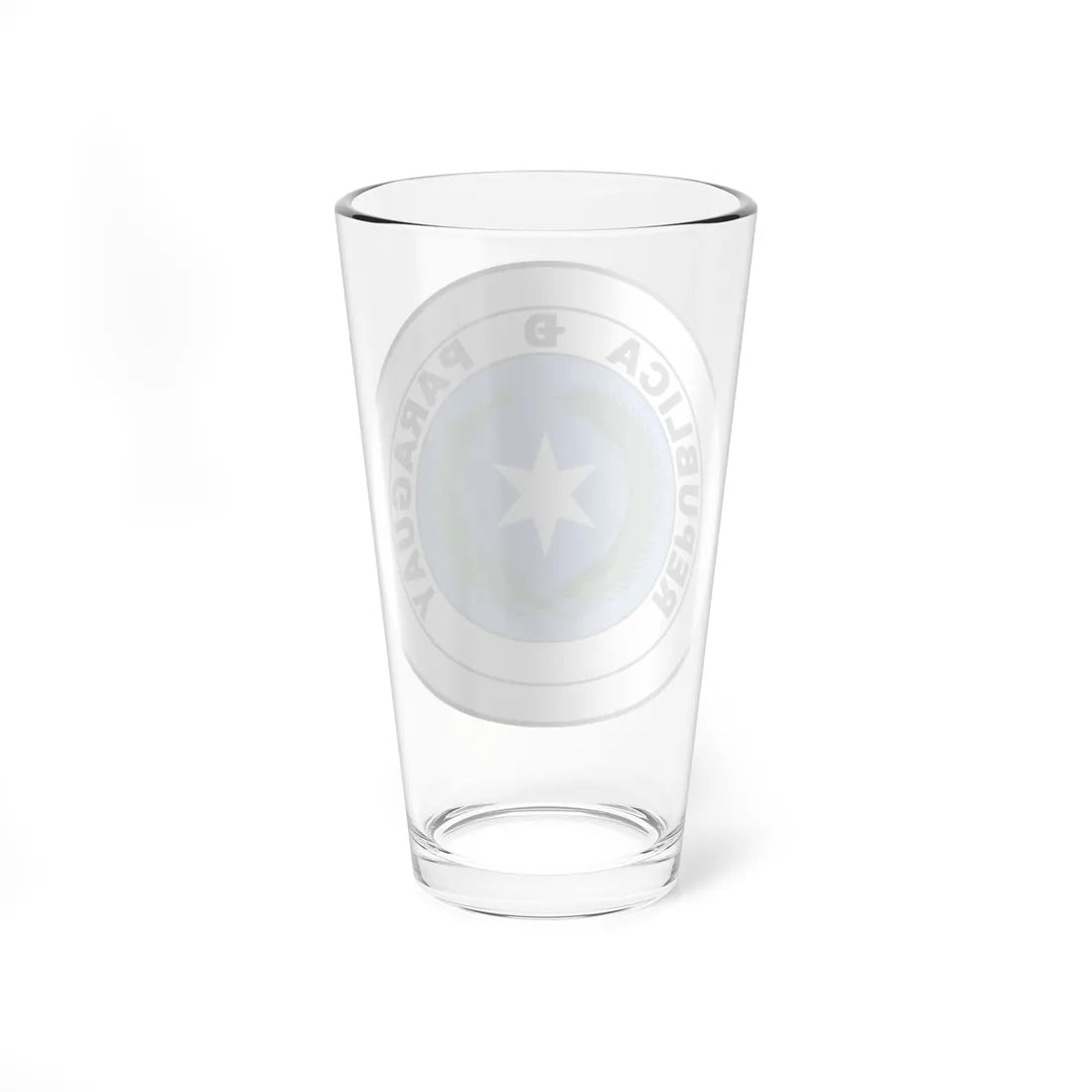 Escudo de Paraguay Doctor Francia (Paraguay) (Coat of Arms) Pint Glass 16oz - Go Mug Yourself