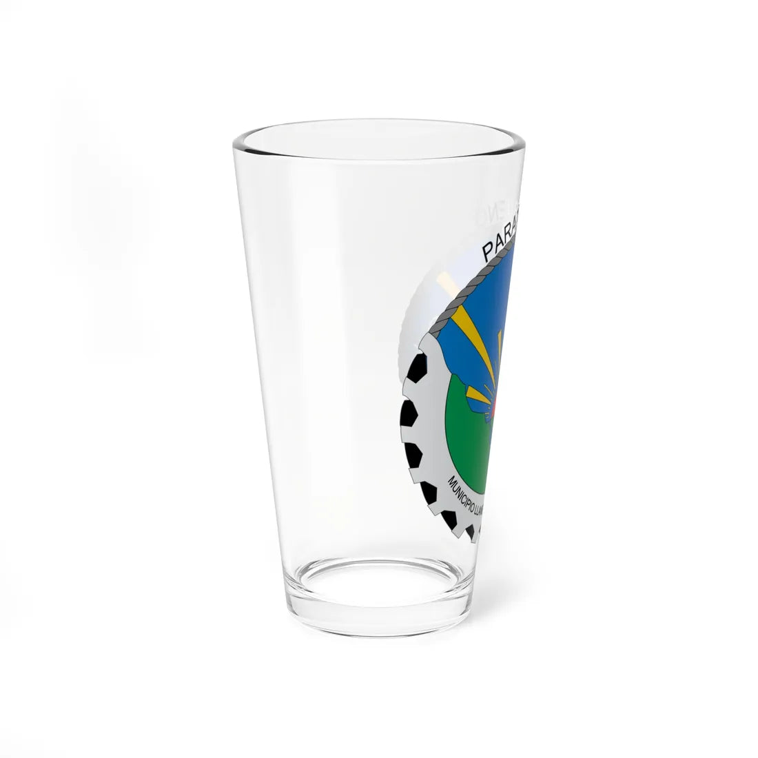 Escudo de Paratebueno (Colombia) (Coat of Arms) Pint Glass 16oz - Go Mug Yourself
