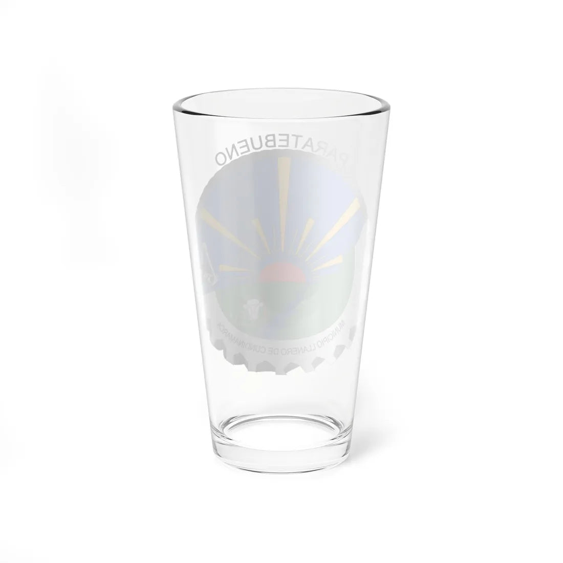 Escudo de Paratebueno (Colombia) (Coat of Arms) Pint Glass 16oz - Go Mug Yourself