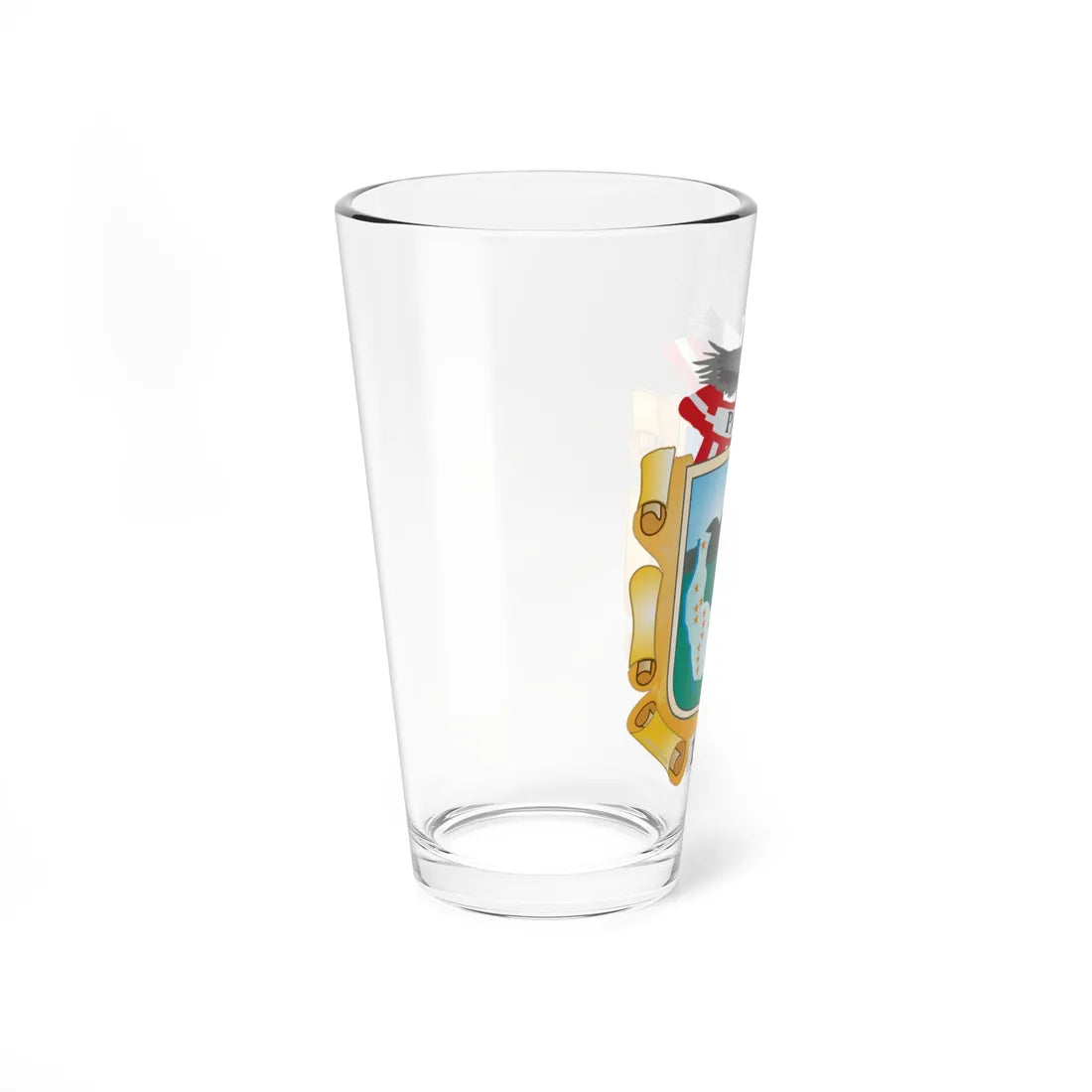 Escudo de Pataz (Peru) (Coat of Arms) Pint Glass 16oz - Go Mug Yourself