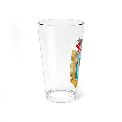 Escudo de Pataz (Peru) (Coat of Arms) Pint Glass 16oz - Go Mug Yourself