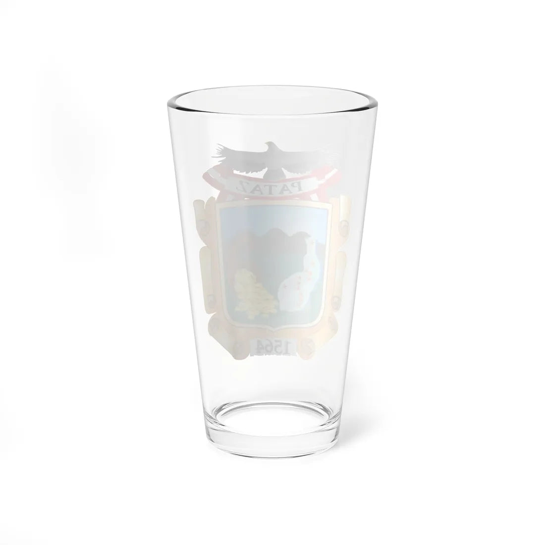 Escudo de Pataz (Peru) (Coat of Arms) Pint Glass 16oz - Go Mug Yourself