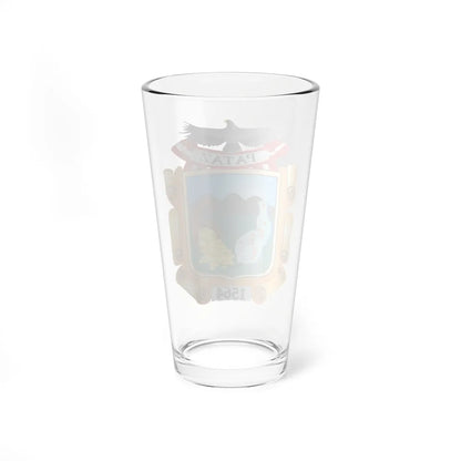 Escudo de Pataz (Peru) (Coat of Arms) Pint Glass 16oz - Go Mug Yourself
