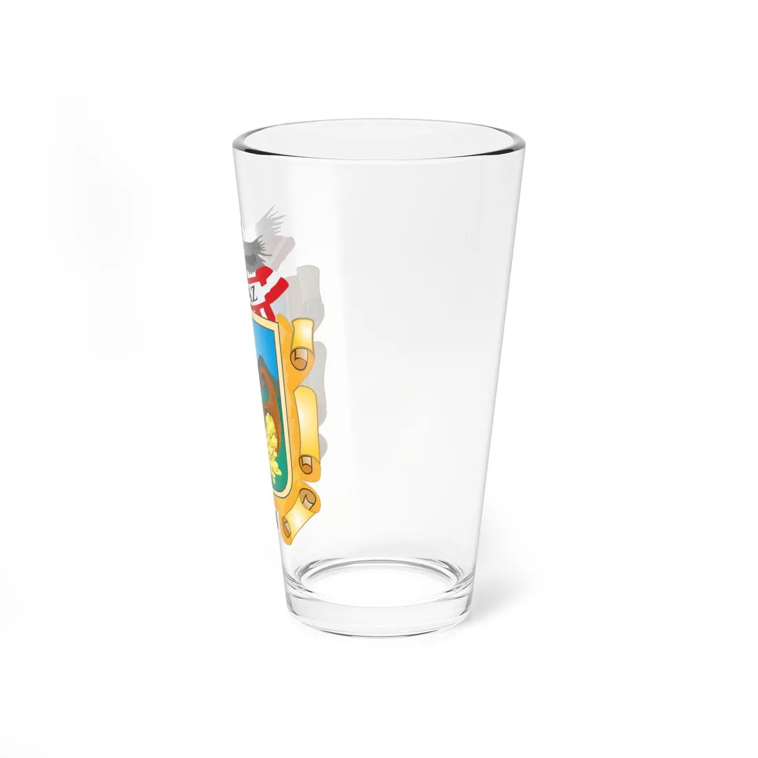Escudo de Pataz (Peru) (Coat of Arms) Pint Glass 16oz - Go Mug Yourself