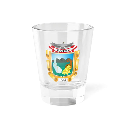 Escudo de Pataz (Peru) (Coat of Arms) Shot Glass 1.5oz 1.5oz - Go Mug Yourself