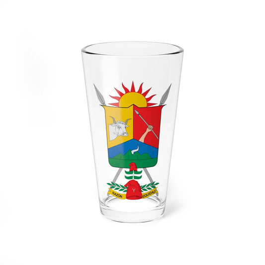 Escudo de Paz de Ariporo (Colombia) (Coat of Arms) Pint Glass 16oz 16oz - Go Mug Yourself
